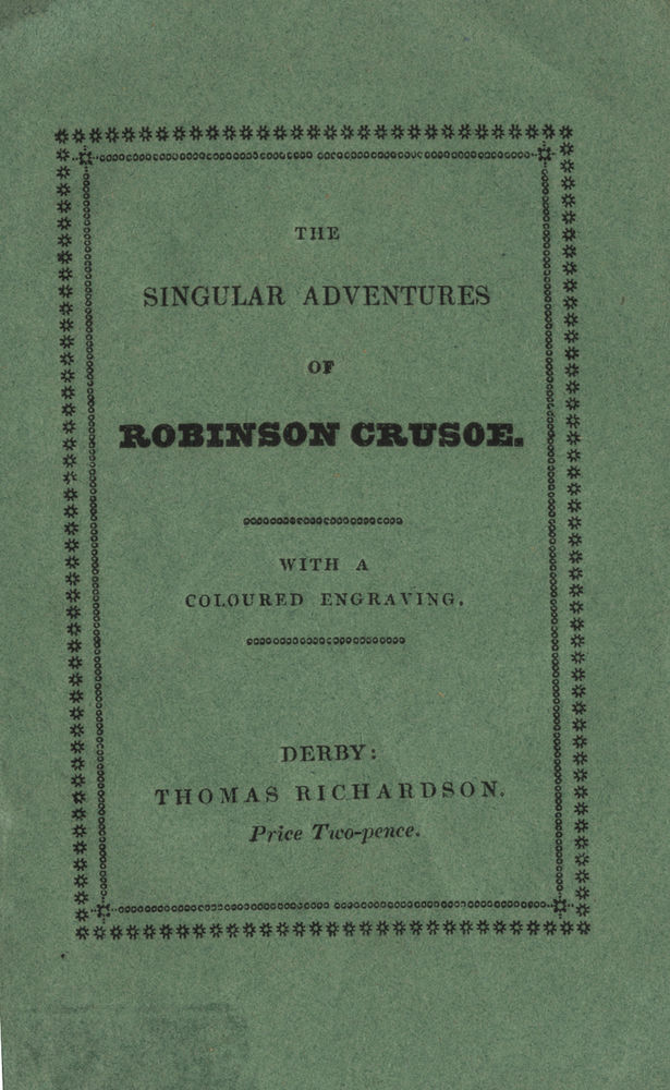 Scan 0001 of Singular adventures of Robinson Crusoe