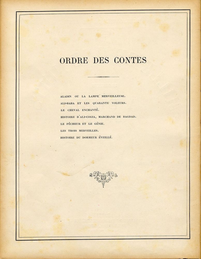 Scan 0008 of Les milles et une nuits