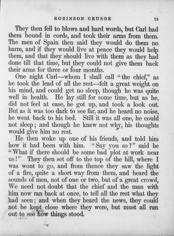 Scan 0080 of Robinson Crusoe in words of one syllable