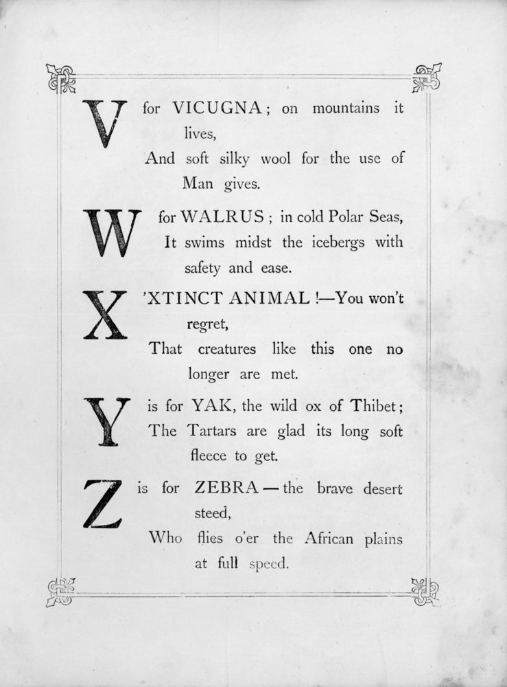 Scan 0015 of The alphabet of animals