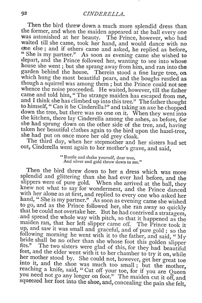 Scan 0095 of Household stories collected by the brothers Grimm