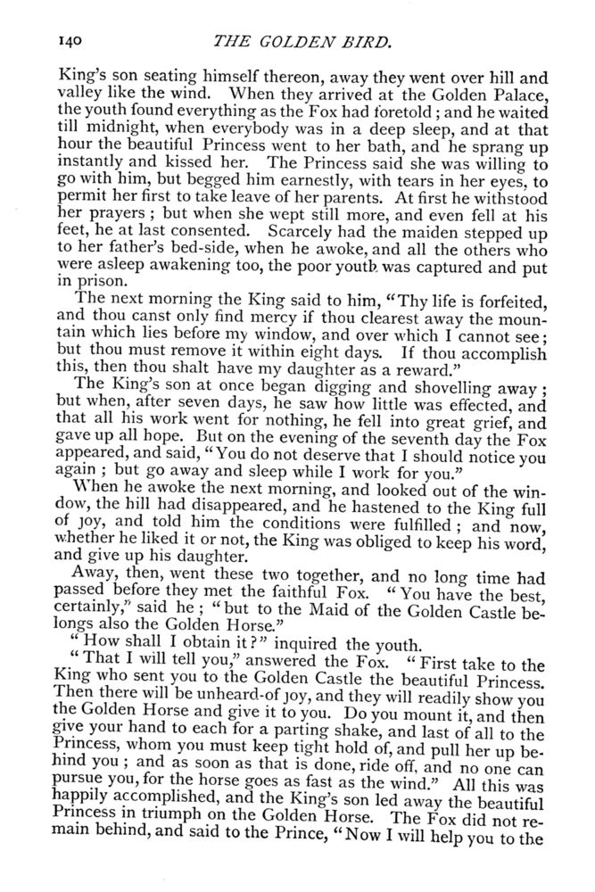Scan 0144 of Household stories collected by the brothers Grimm