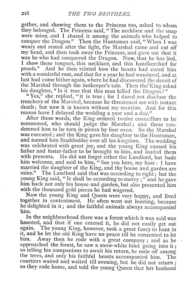 Scan 0224 of Household stories collected by the brothers Grimm