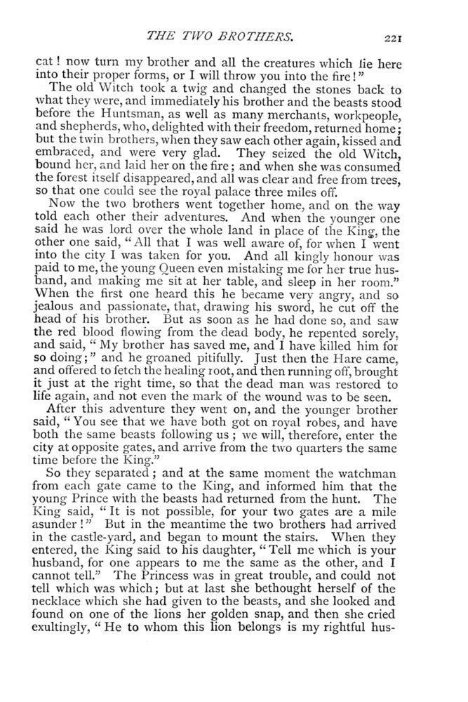 Scan 0227 of Household stories collected by the brothers Grimm