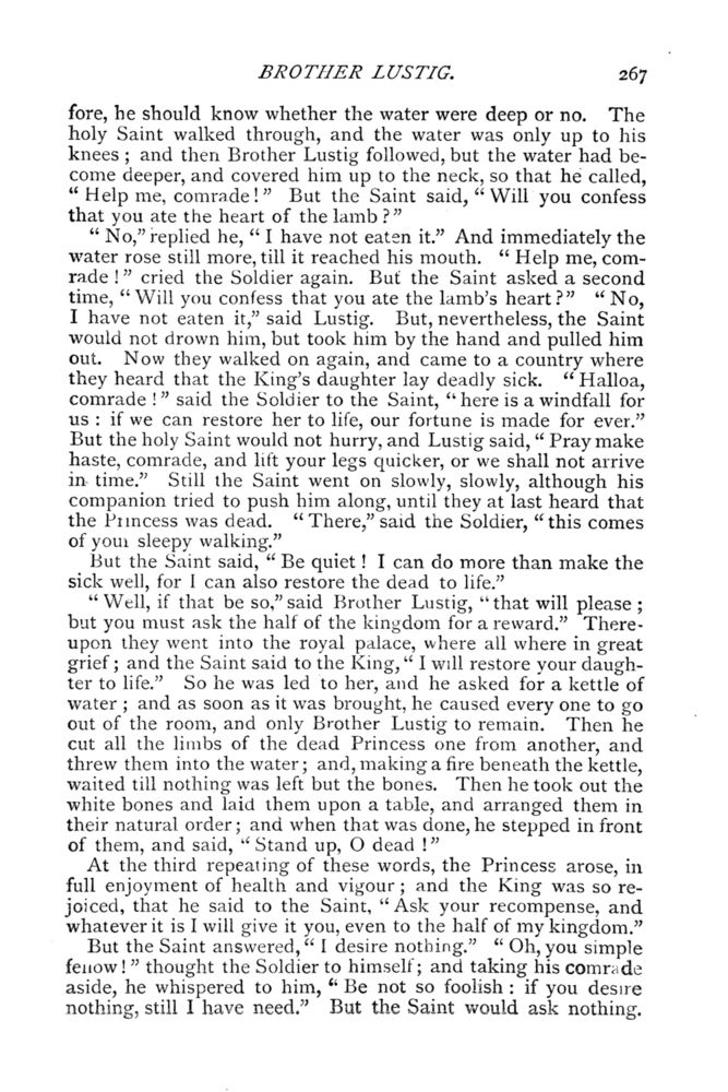 Scan 0274 of Household stories collected by the brothers Grimm