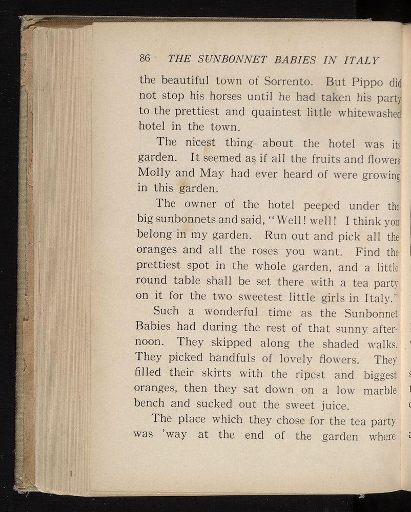Scan 0092 of The sunbonnet babies in Italy