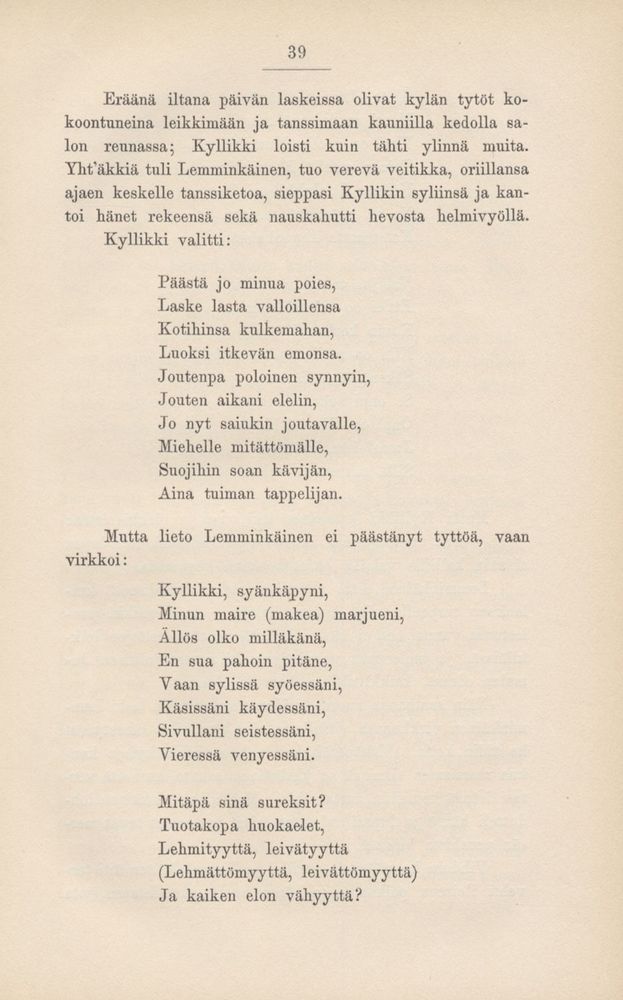 Scan 0043 of Kalevala kerrottuna nuorisolle