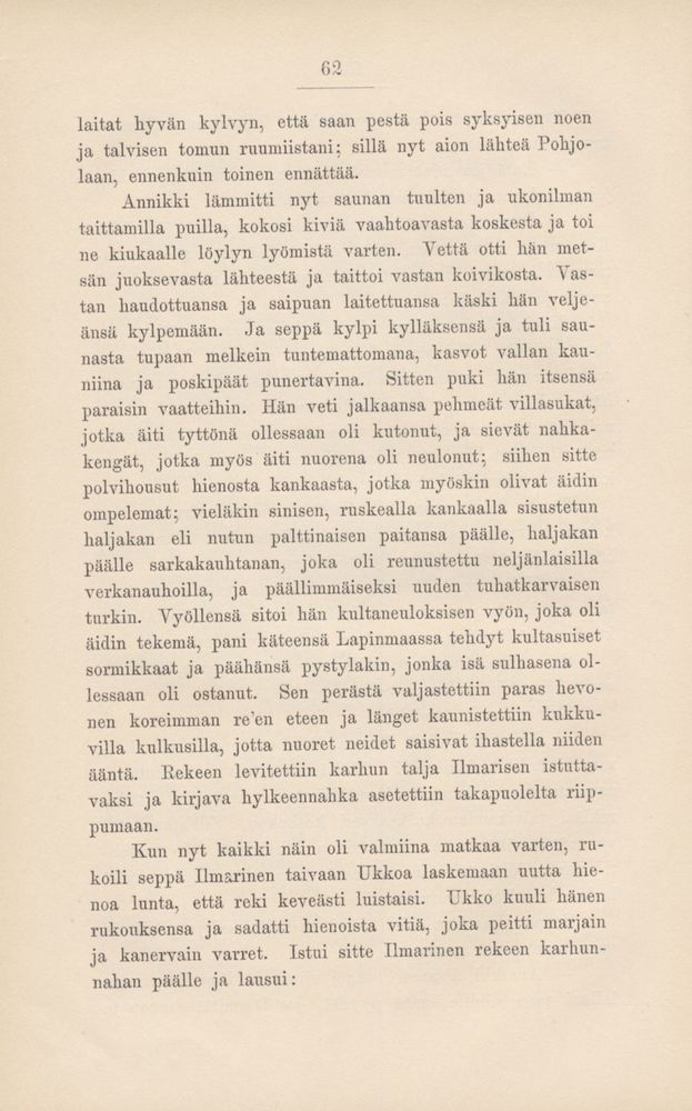 Scan 0067 of Kalevala kerrottuna nuorisolle