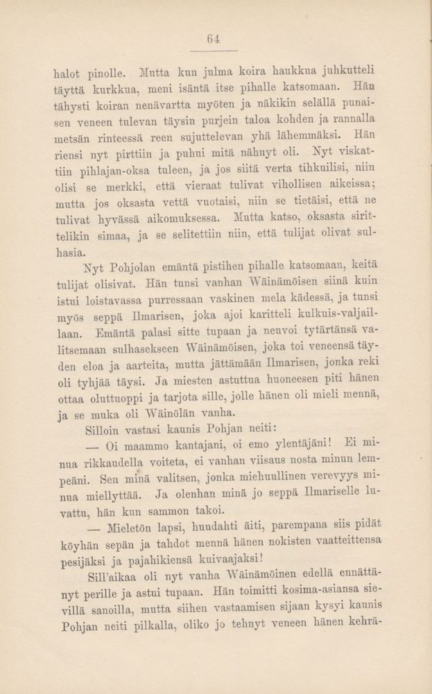 Scan 0069 of Kalevala kerrottuna nuorisolle