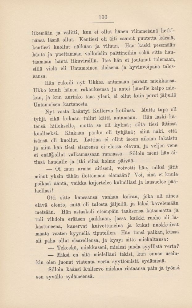 Scan 0106 of Kalevala kerrottuna nuorisolle