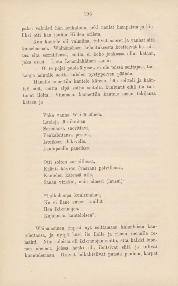 Scan 0112 of Kalevala kerrottuna nuorisolle