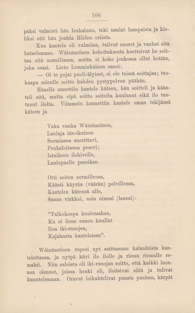 Scan 0112 of Kalevala kerrottuna nuorisolle