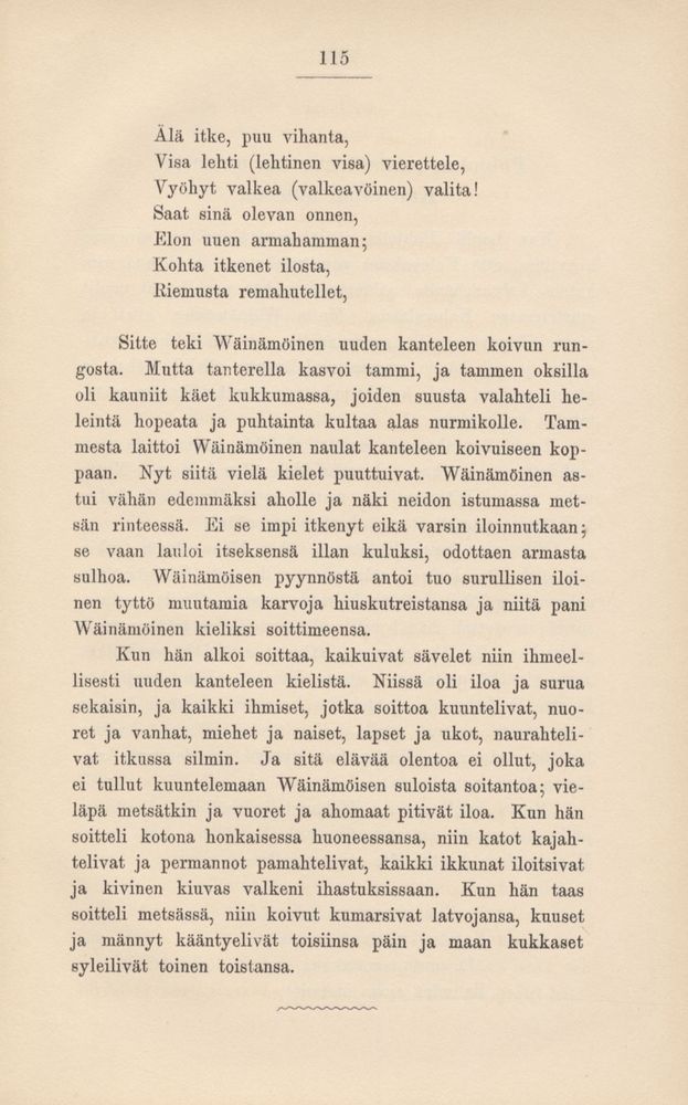 Scan 0122 of Kalevala kerrottuna nuorisolle