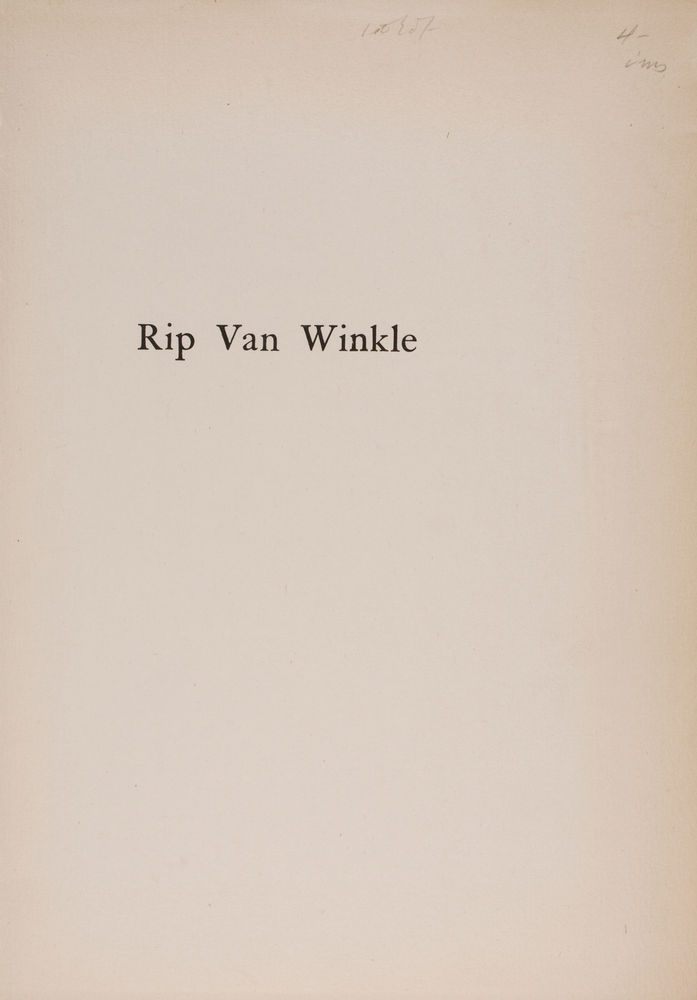 Scan 0005 of Rip Van Winkle