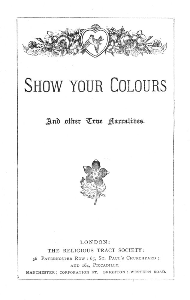Scan 0005 of Show your colours, and other true narratives