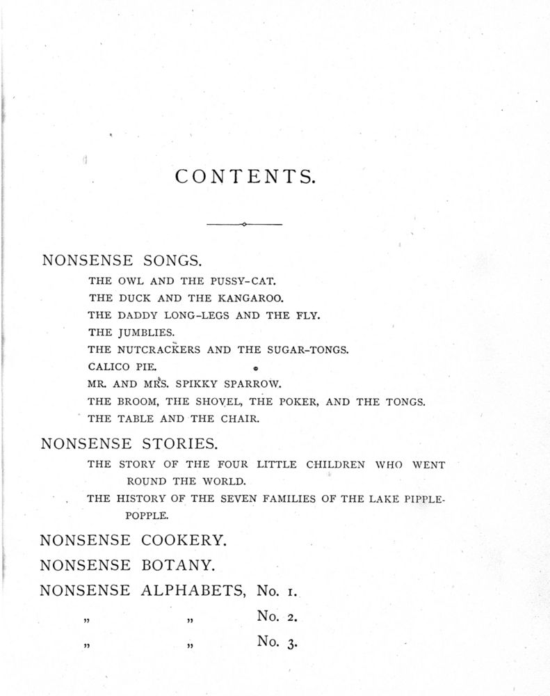 Scan 0005 of Nonsense songs, stories, botany, and alphabets