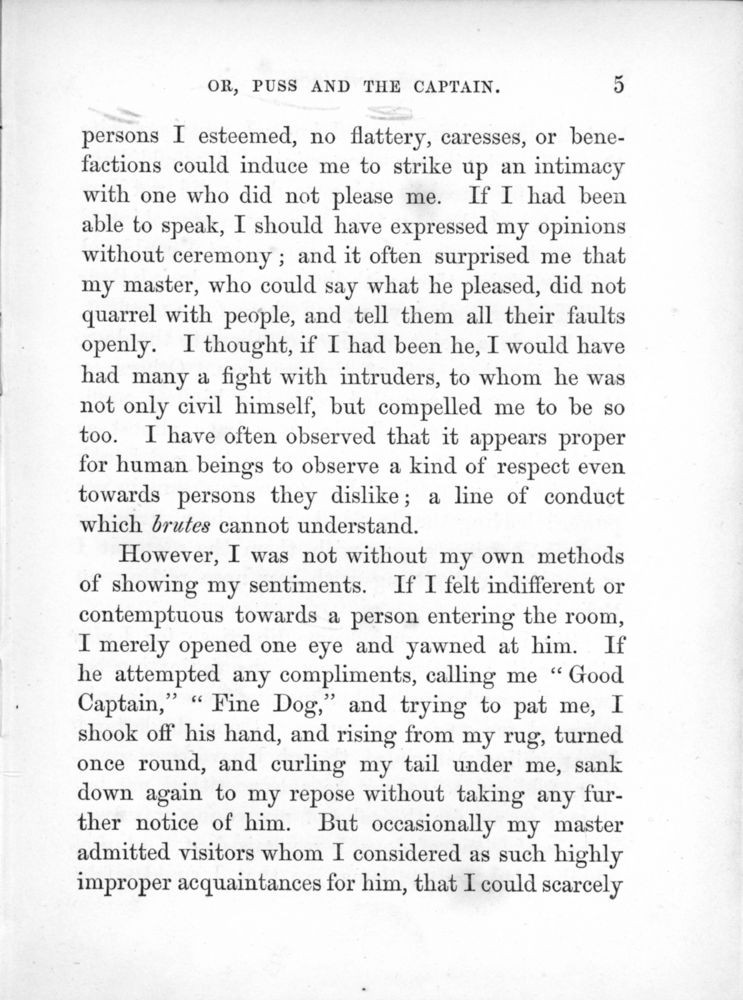 Scan 0008 of Cat and dog, or, Memoirs of Puss and the Captain