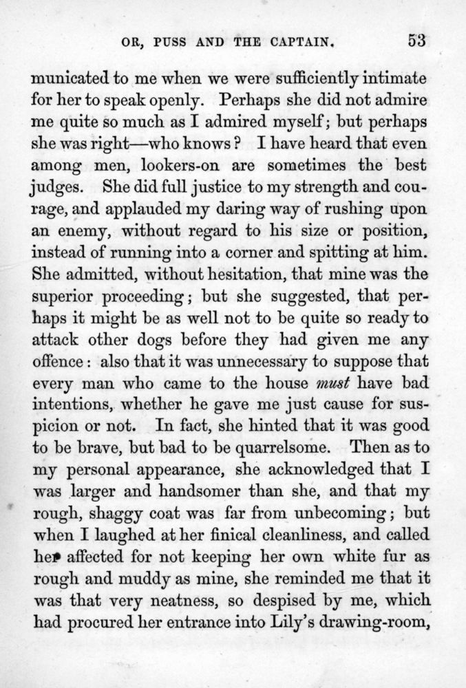 Scan 0058 of Cat and dog, or, Memoirs of Puss and the Captain