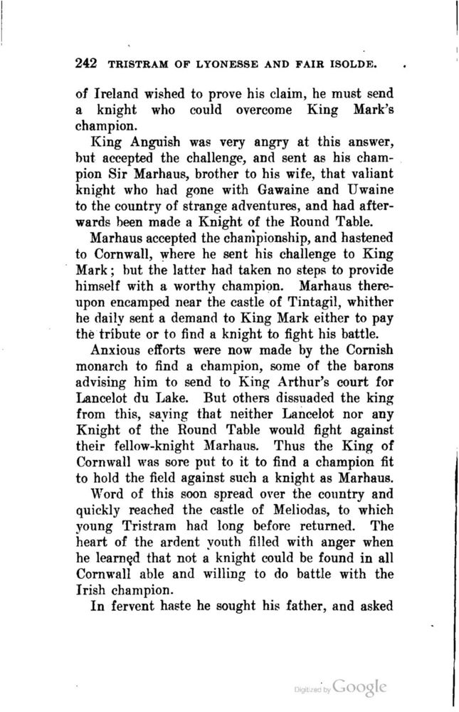 Scan 0262 of King Arthur and the knights of the Round table