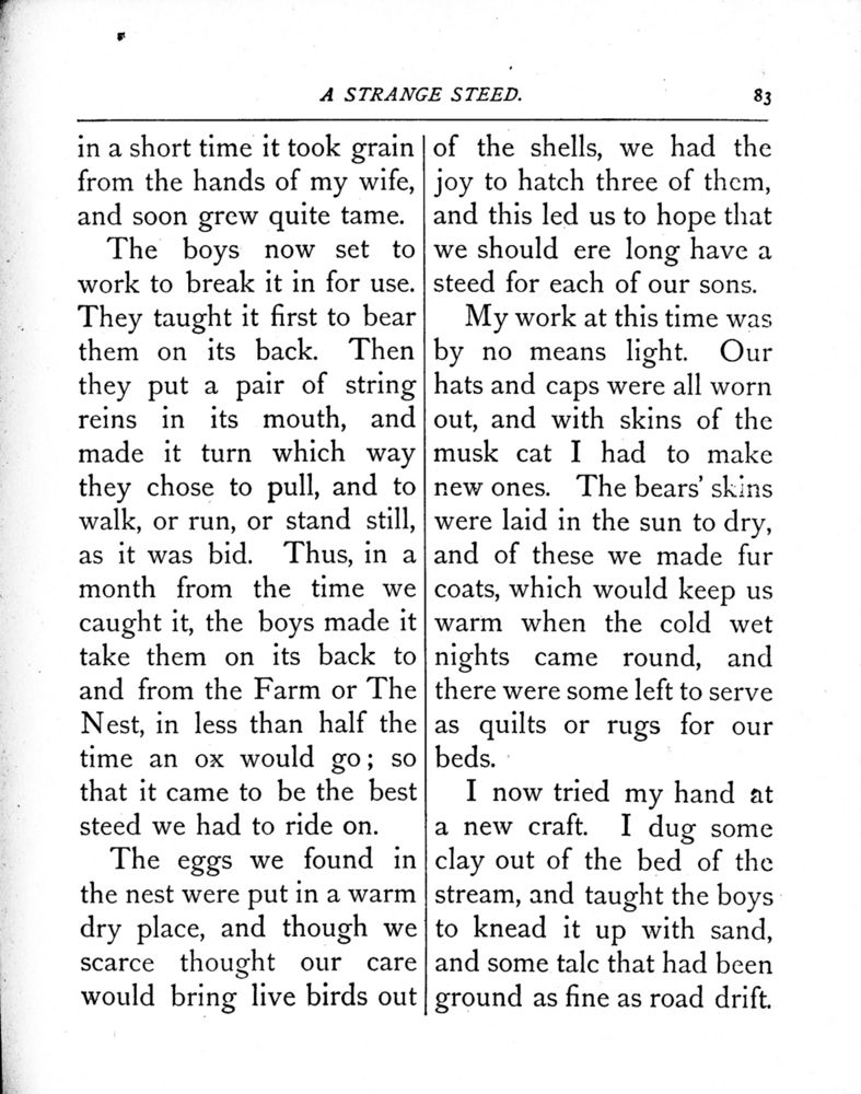Scan 0090 of The Swiss family Robinson in words of one syllable