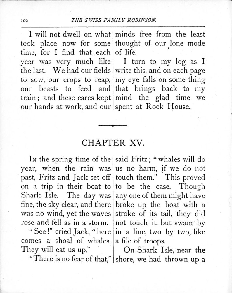 Scan 0109 of The Swiss family Robinson in words of one syllable
