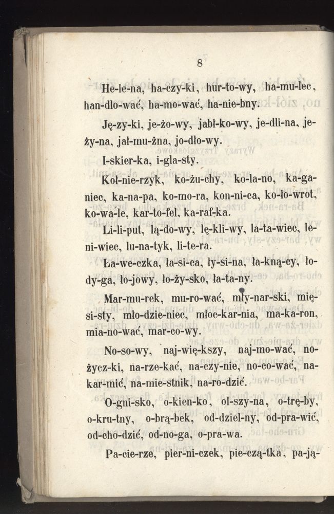 Scan 0080 of Towarzysz pilnych dzieci, czyli Początki czytania i innych wiadomości sposobem łatwym i do pojęcia młodocianego wieku zastosowanym 