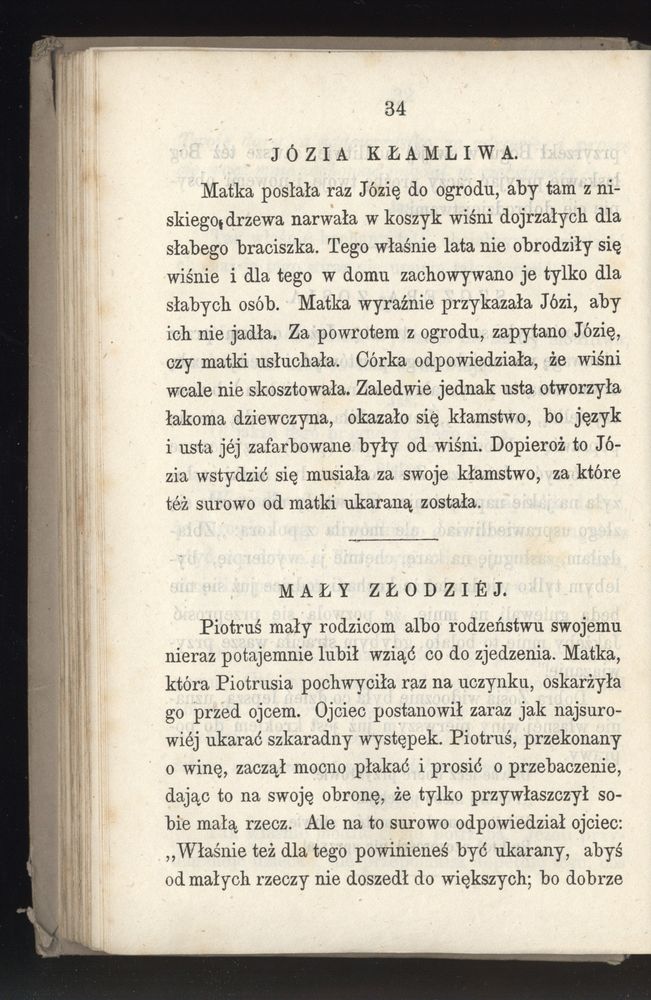 Scan 0106 of Towarzysz pilnych dzieci, czyli Początki czytania i innych wiadomości sposobem łatwym i do pojęcia młodocianego wieku zastosowanym 