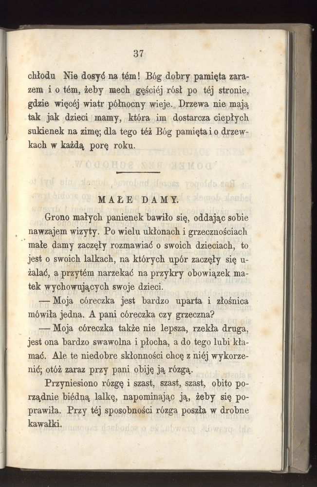 Scan 0109 of Towarzysz pilnych dzieci, czyli Początki czytania i innych wiadomości sposobem łatwym i do pojęcia młodocianego wieku zastosowanym 