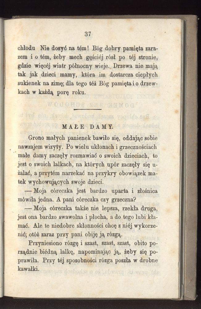 Scan 0109 of Towarzysz pilnych dzieci, czyli Początki czytania i innych wiadomości sposobem łatwym i do pojęcia młodocianego wieku zastosowanym 