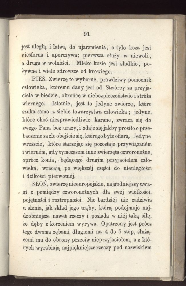 Scan 0163 of Towarzysz pilnych dzieci, czyli Początki czytania i innych wiadomości sposobem łatwym i do pojęcia młodocianego wieku zastosowanym 