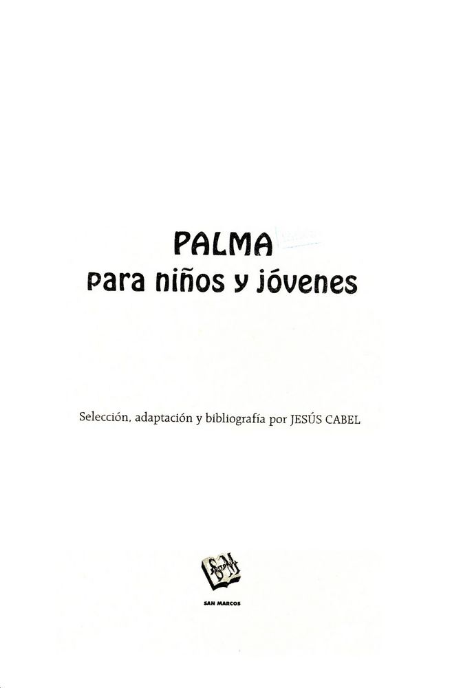 Scan 0005 of Palma para niños y jóvenes