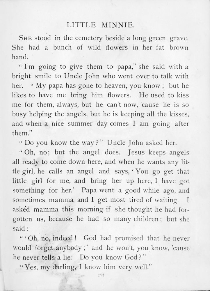 Scan 0006 of Little Minnie, and other stories