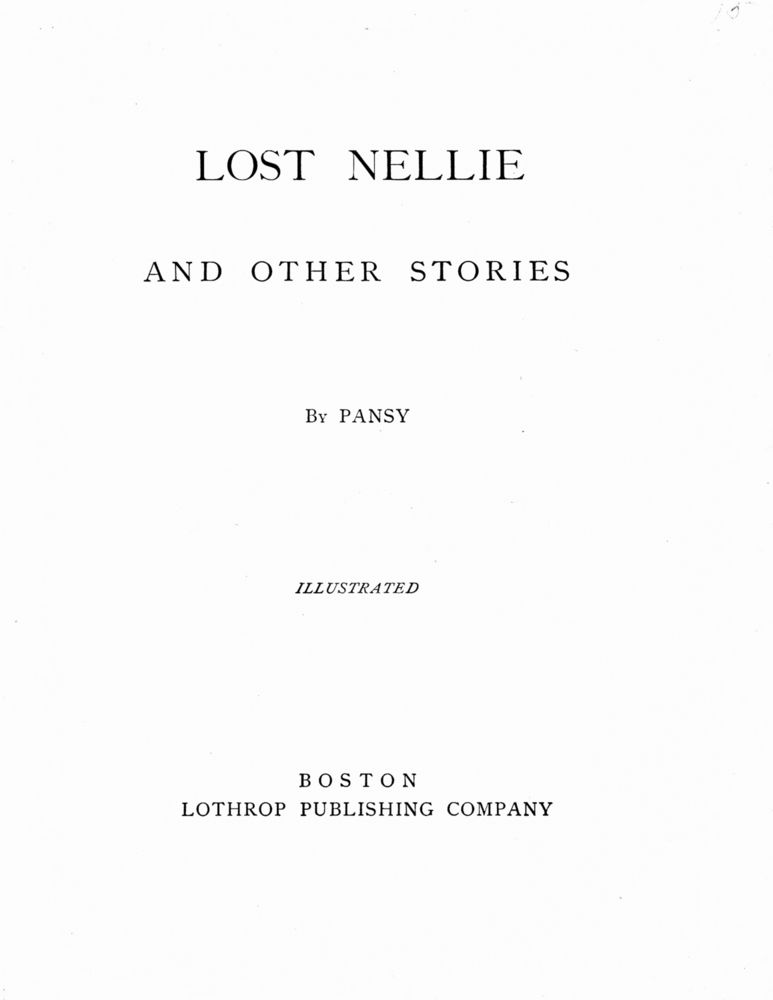 Scan 0003 of Lost Nellie and other stories