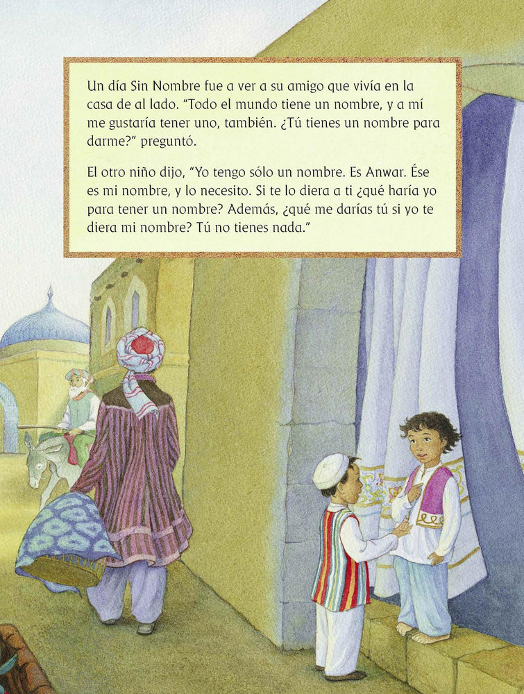 Scan 0011 of The boy without a name = El niño sin nombre