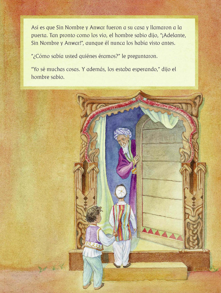 Scan 0015 of The boy without a name = El niño sin nombre