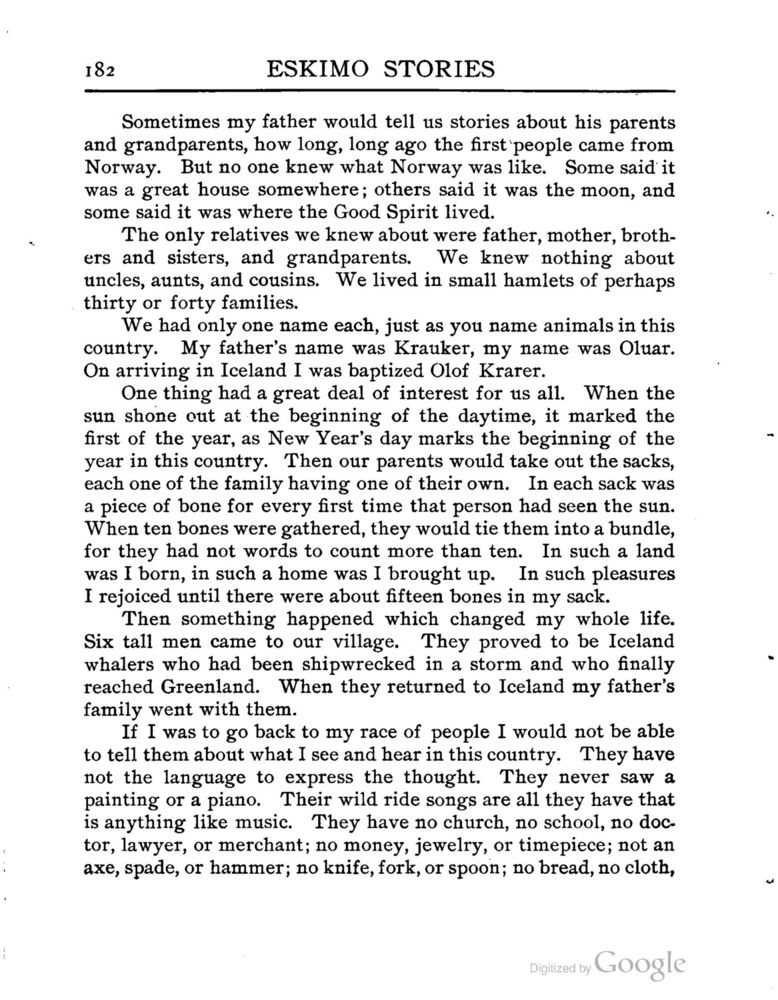 Scan 0188 of Eskimo stories
