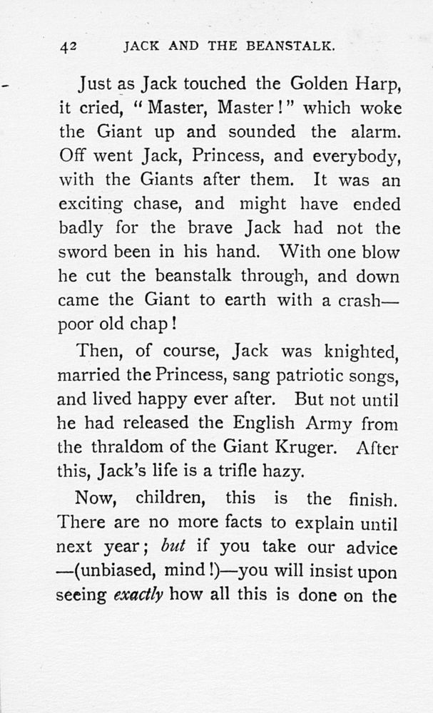 Scan 0047 of The true story of Jack and the beanstalk