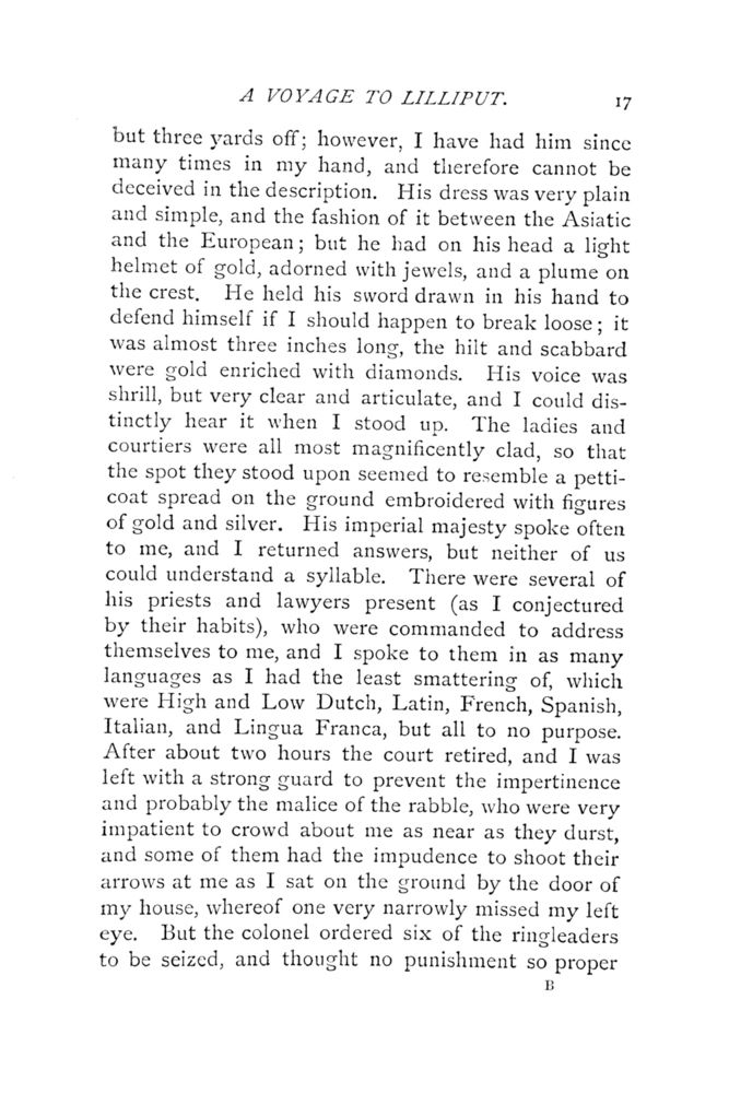 Scan 0063 of Travels into several remote nations of the world by Lemuel Gulliver, first a surgeon and then a captain of several ships, in four parts ..