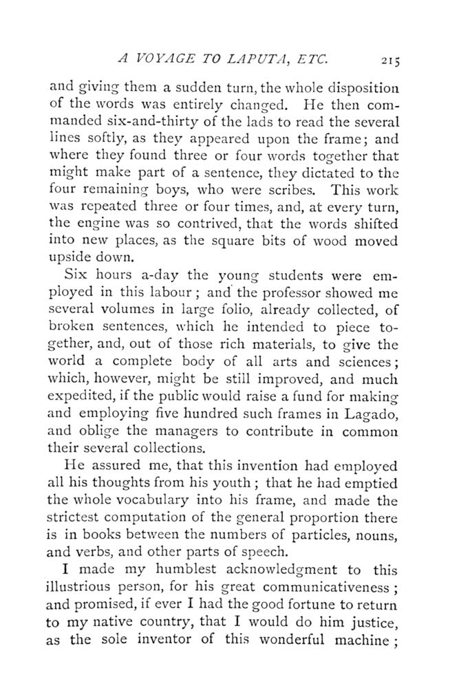 Scan 0264 of Travels into several remote nations of the world by Lemuel Gulliver, first a surgeon and then a captain of several ships, in four parts ..
