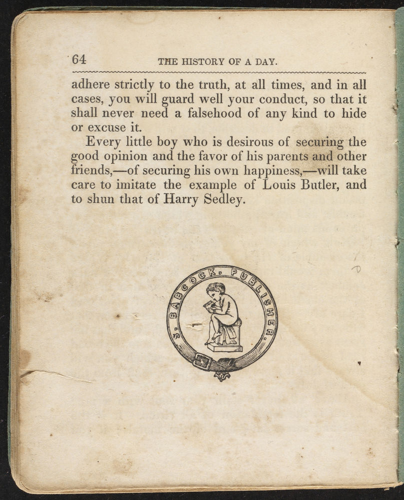 Scan 0068 of The history of a day, or, The scholar and truant contrasted