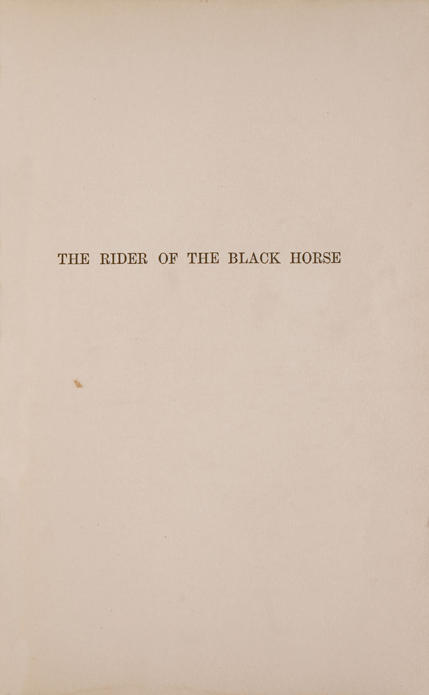 Scan 0009 of The rider of the black horse